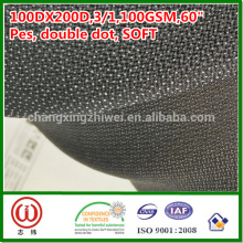 100%polyester soft handfeel 100gsm woven fusible interlining